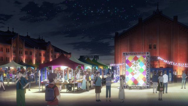Red Brick Warehouses and Ferris Wheel